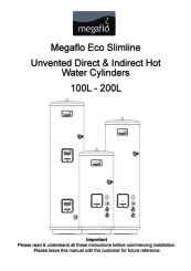Megaflo Eco Slimline Installation Manual