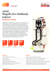 Megaflo Eco Solar Indirect Data Sheet