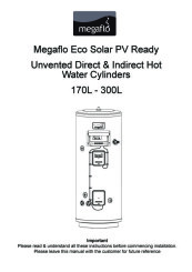 Megaflo Eco Solar PV Ready Installation Manual
