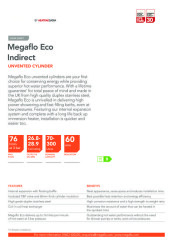Megaflo Eco Indirect Unvented Cylinder Data Sheet