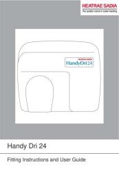 HandyDri-24 Installation Manual