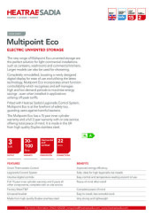 Heatrae Sadia Multipoint Eco Technical Data Sheet